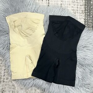 Women's Maternity Shapewear Belly Support High Waist Pregnancy Shorts Size Small